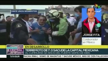 Caos y consternación persisten en CDMX tras terremoto