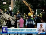 Reacciones tras terremoto en México