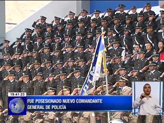 Fue posesionado nuevo Comandante General de Policía