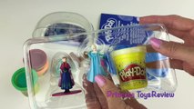 Playdoh Disney Frozen Sparkle Dome Egg Surprise Toy Anna Elsa Olaf Finding Dory Princess ToysReview