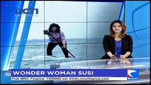 Wonder Woman Berwajah Susi Pudjiastuti