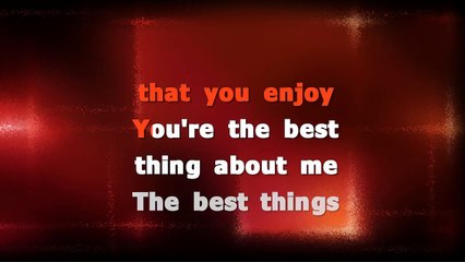 U2 - You're the best thing about me KARAOKE / INSTRUMENTAL