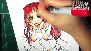 Cutesy ♡ Copic Marker Drawing