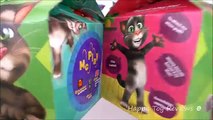 2016 McDONALDS TALKING TOM HAPPY MEAL TOYS BOX COMPLETE SET OF 12 COLLECTION REVIEW