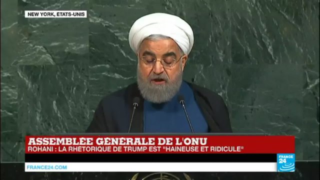 REPLAY - Le discours d''Hassan Rohani, président iranien, à l''ONU