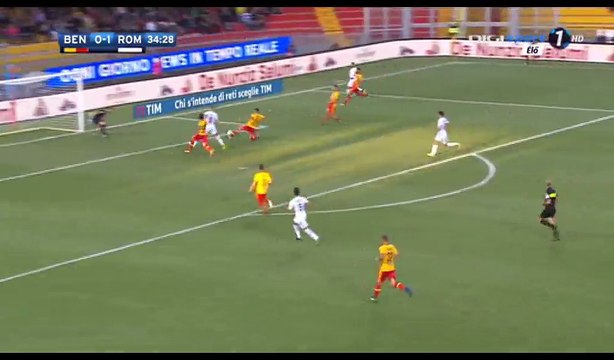 Edin Dzeko Goal HD - Benevento 0-2 AS Roma - 20.09.2017