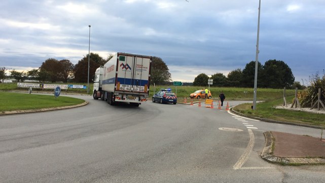 Rond point du puits bloqué