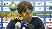 Conférence de presse Châteauroux - Clermont Foot (0-2) : Jean-Luc VASSEUR (LBC) - Pascal GASTIEN (CF63) - 2017/2018