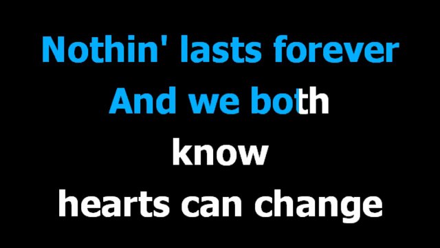 November rain - Guns and roses - Karaoke - Lyrics