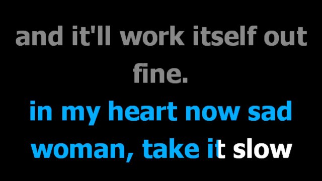 Patience - Guns and roses - Karaoke - Lyrics