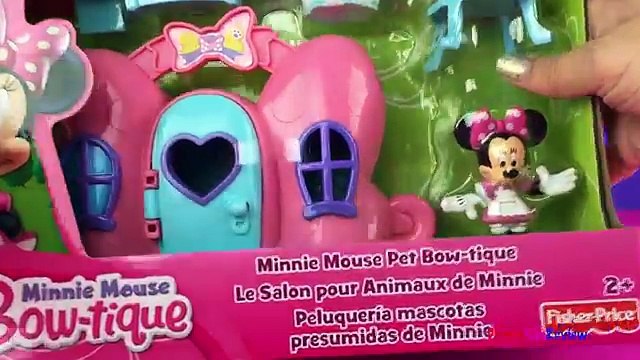 Disney Minnie Mouse Pet Bow-Tique Disney Junior Peluqueria mascotas presumidas de Minnie