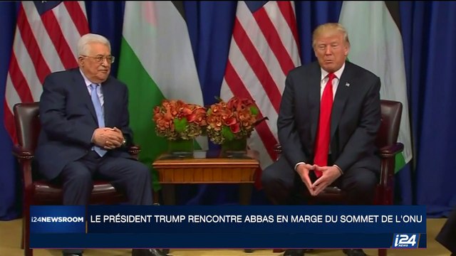 Sommet de l'ONU: Donald Trump rencontre Mahmoud Abbas