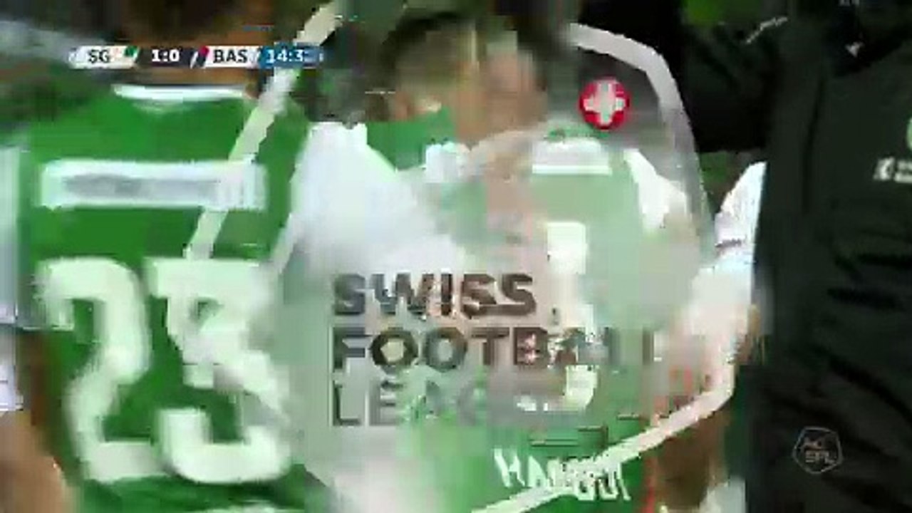 Marco Aratore  Goal HD - St. Gallen	1-0	Basel 20.09.2017