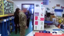 Local Soldier Surprises His Daughter at School