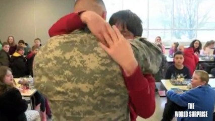 U.S Soldier Surprises Little Brother on his Birthday