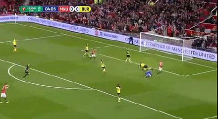 Manchester United 1  -  0  Burton 20/09/2017  Marcus Rashford  First Goal 5' HD Full Screen .