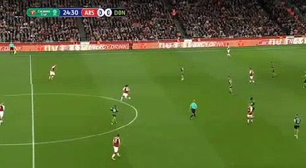 Arsenal 1  -  0  Doncaster 20/09/2017  Theo Walcott First Goal 25' HD Full Screen .