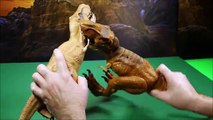 Jurassic World Stomp Strike T-Rex Vs Chomping T-Rex, Dino Battles Dinosaurs By WD Toys