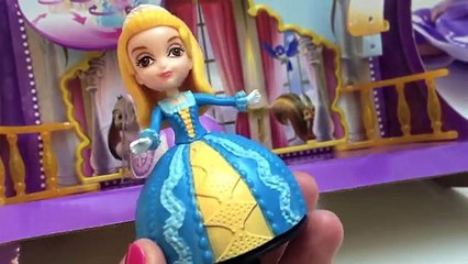 Disney Princess Sofia The First Dolls Dancing Sisters Set Hermanas Bailarinas Magnet Dolls Toys