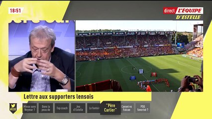 La lettre de Guy Carlier au Racing Club de Lens et au stade Bollaert