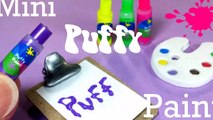 DIY Miniature Puff Paint (Really Works) Doll School & Art Supplies