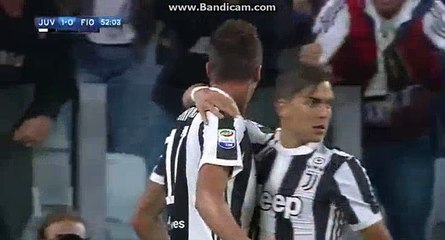 Mario Mandzukic Goal HD - Juventus	1-0	Fiorentina 20.09.2017