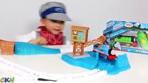 Thomas and Friends Trackmaster Volcano Drop Motorized Play Set Unboxing With CKN Toys