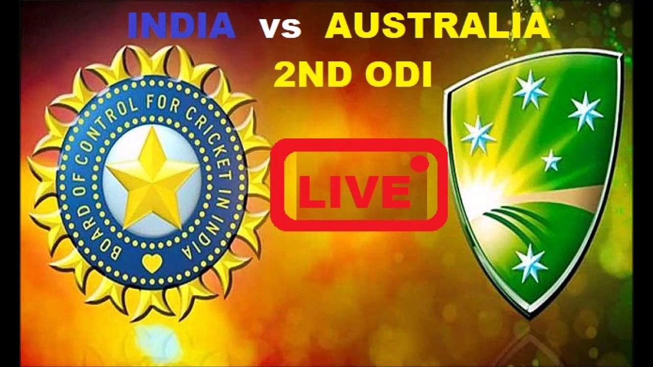 india vs australia 2nd odi live