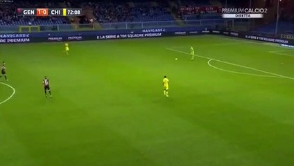 Alessandro Gamberini Equalizer GOAL HD - Genoa 1-1 Chievo 20.09.2017 HD