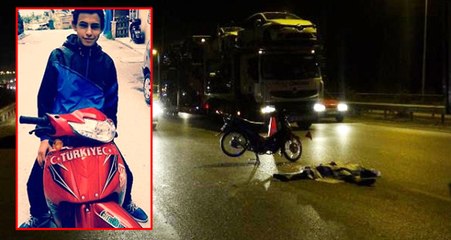 Hız Denemesi Acı Bitti! TIR'a Çarptı, Metrelerce Sürüklenip Can Verdi