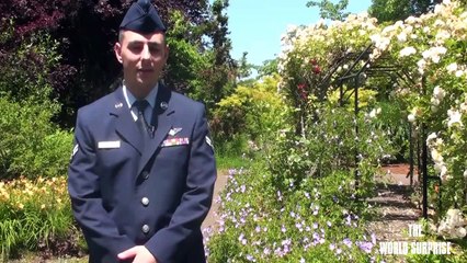 Airman Surprises Sister at Graduation