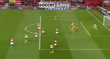 Manchester United 4 - 1 Burton 20/09/2017 Lloyd Dyer Goal  HD