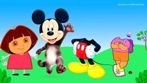 Cabeças Trocadas Peppa Pig Mickey Mouse Talking Tom Dora Aventureira Wrong Heads