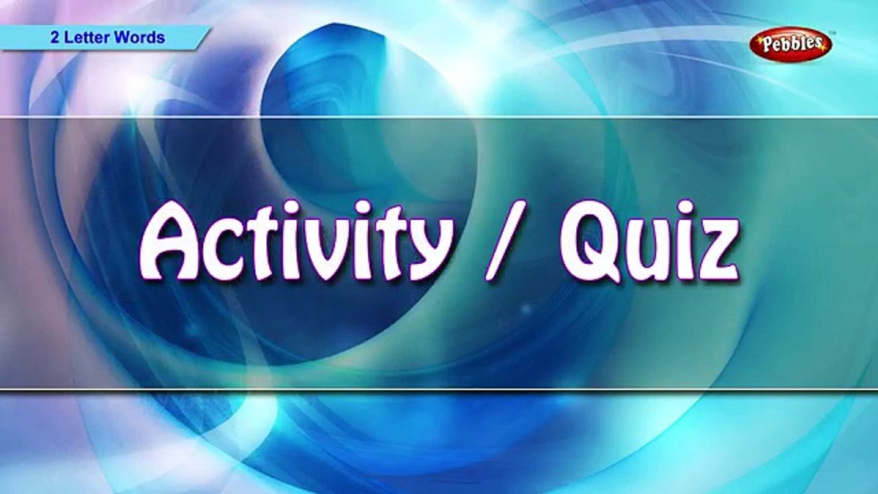 2 Letter Words | Two Letter Phonics Words | Sight Words | Pre School Kindergarten