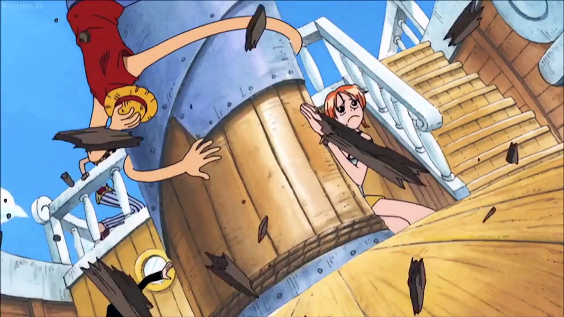 Sky Island A Ship Falls From The Sky On The Straw Hats 479 Video Dailymotion