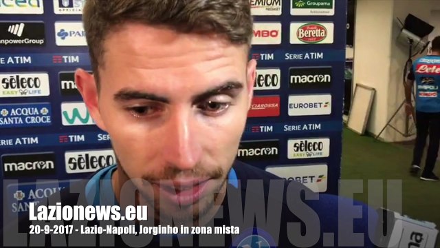 Lazio-Napoli, Jorginho in zona mista