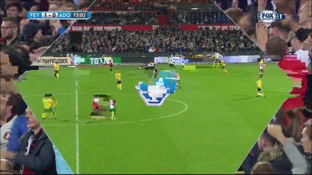 1-0 Steven Berghuis Goal Holland KNVB Beker Round 1 - 20.09.2017 Feyenoord 1-0 ADO Den Haag