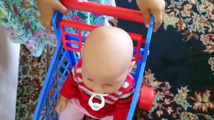 Aliş ve elif markete gidiyorlar.neler alıyorlar neler.Baby born video for kids.