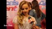 Evie Clair - America's Got Talent 12 Finale Night 1 Interviews