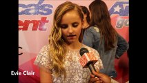 Evie Clair - America's Got Talent 12 Finale Night 1 Interviews