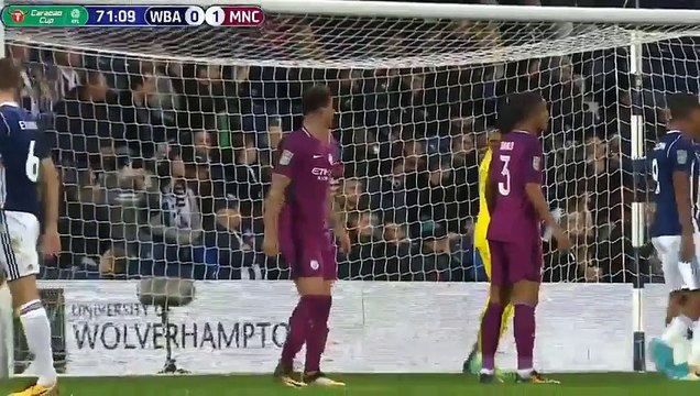 West Bromwich vs Manchester City 1-2 All Goals & Highlights - Carabao Cup ( 20_09_2017)