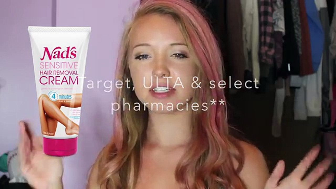 EASIEST WAY TO REMOVE BODY HAIR! Does Nads Hair Removal Cream Work