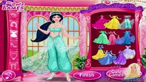 Disney Princesses Elsa Ariel and Jasmine Princess Model Agency Dress Up Game For Girls