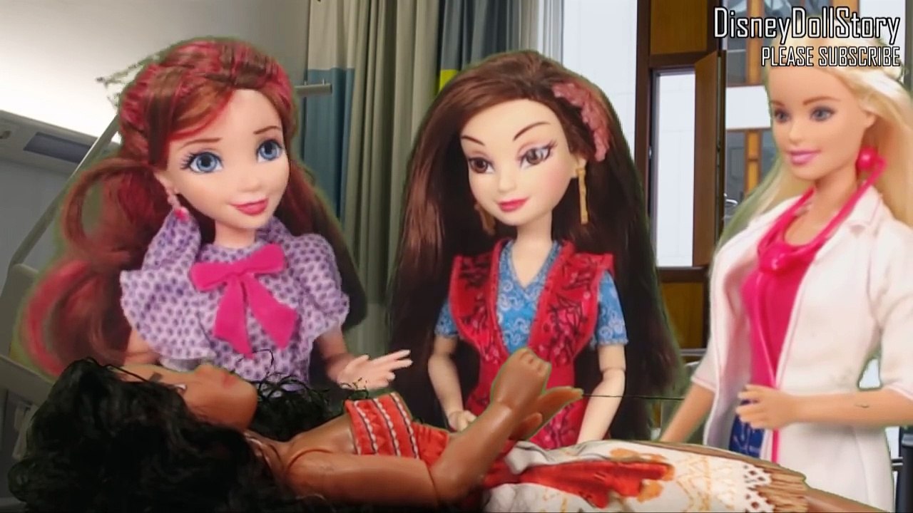 Moana Gets a Surgery - Part 3 - Moana is Sick Descendants Disney