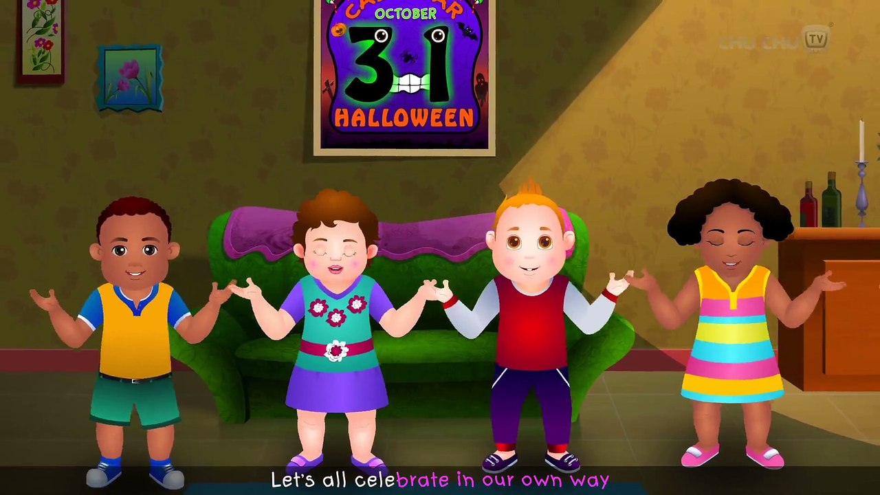 Halloween is Here _ SCARY & SPOOKY Halloween Songs for Children _ ChuChu TV Nursery Rhymes for Kids