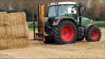 World Amazing Modern Agriculture Equipment Mega Machines Hay Bale Handling Tractor Loader