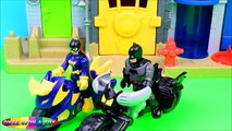 Imaginext Batmobile stolen by Two Face with Red Hood Bat Girl Batman Cat Woman - Once Upon A Toy