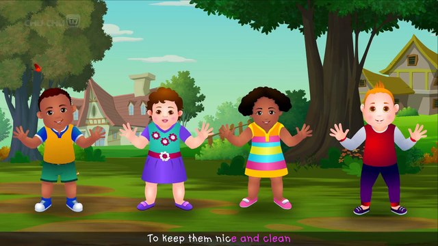 Wash Your Hands Song for Kids Good Habits Nursery Rhymes For Children ChuChu TV