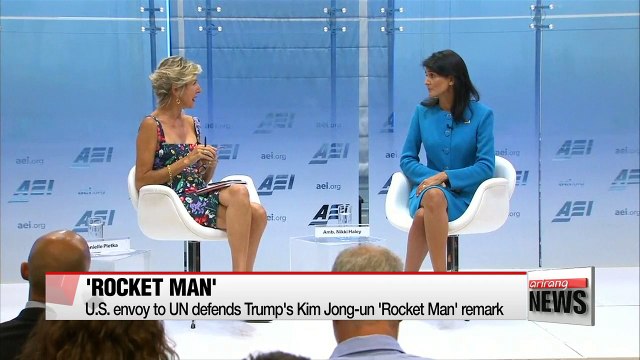 U.S. envoy to UN defends Trump's Kim Jong-un 'Rocket Man' remark