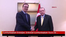 Cumhurbaşkanı Erdoğan, Sırbistan Cumhurbaşkanı Vucic ile Görüştü